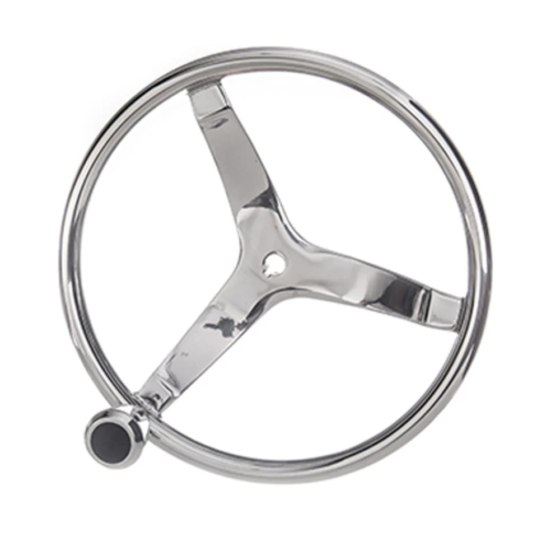 15-1/2" Steel Boat Steering Wheel W/ Standard Knob