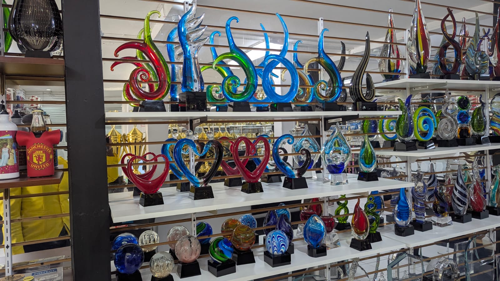 Colored glass awards